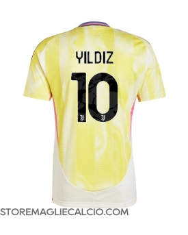 Juventus Kenan Yildiz #10 Maglia Gara Trasferta Repliche 2024-25